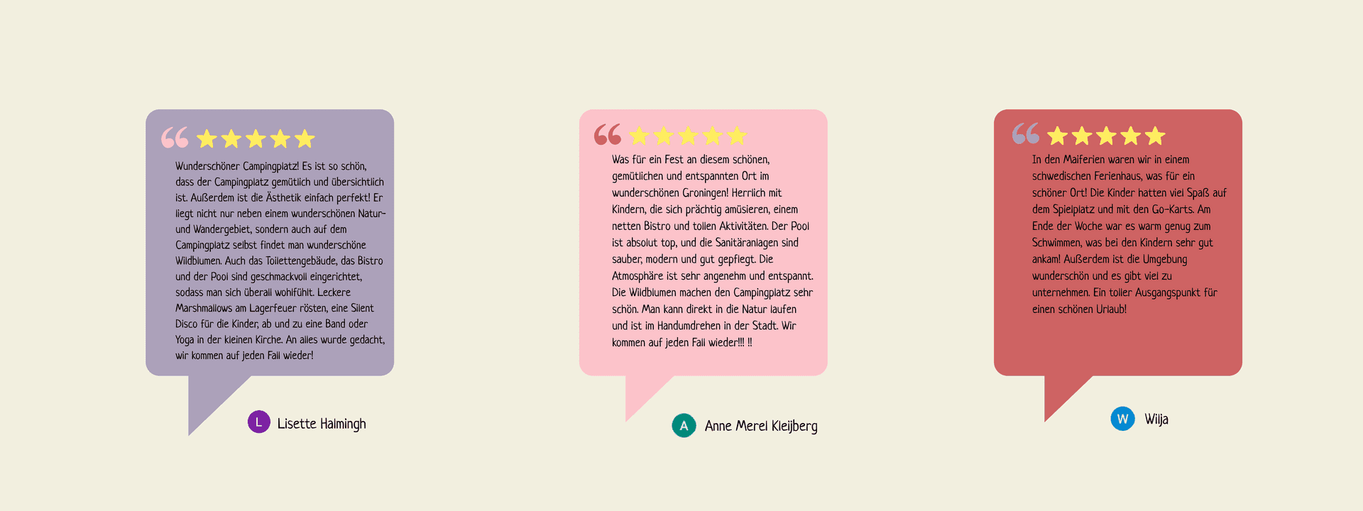 Duits review tekstballonnen banner 1920 x 540 mm